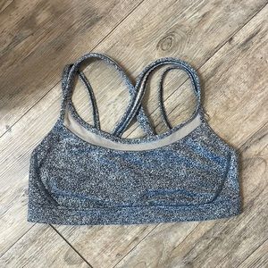 Grey lululemon sports bra